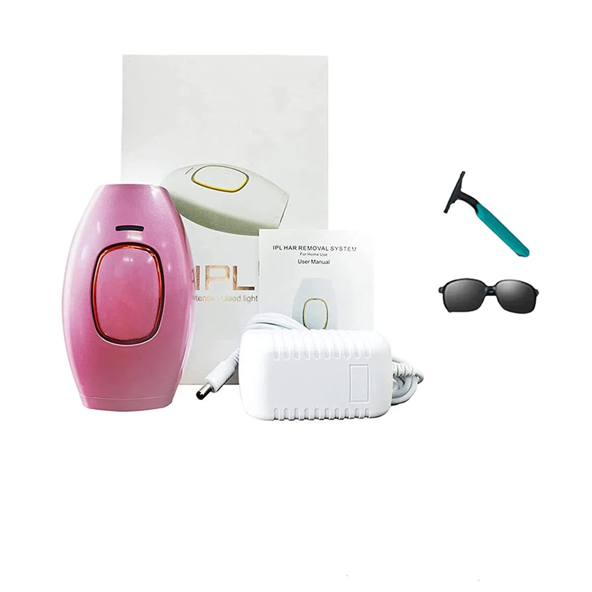 5minskin At-Home Laser Haarentfernung Handgerät, 5minskin Laser Haarentfernung, Licht Haarentfernung Geräte, Laser Haarentfernung Geräte für Frauen Männer (Rosa)