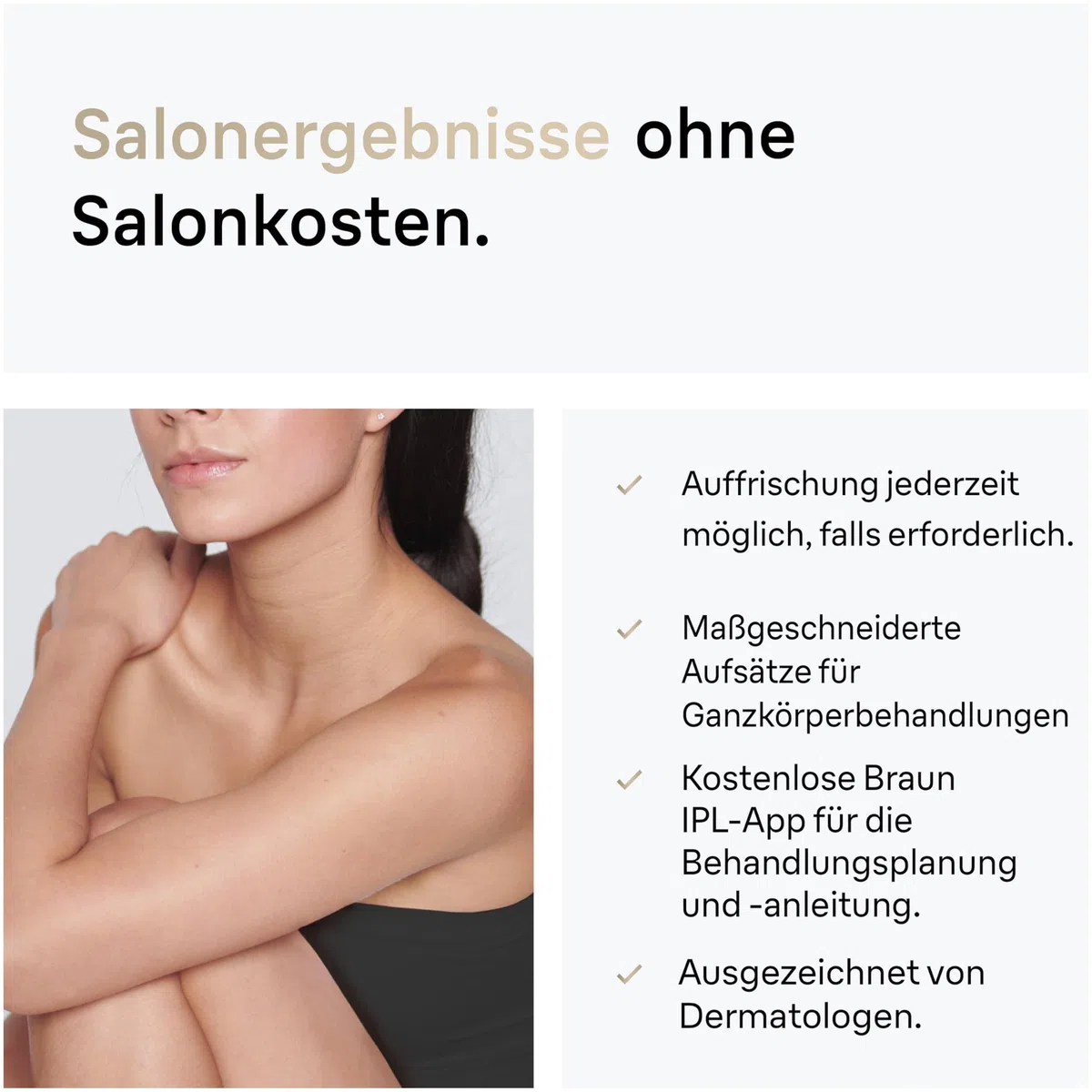 Braun IPL Silk Expert Pro 5 Haarentfernungsgerät Damen/Herren, 3 Aufsätze, sichtbare Haarentfernung, Designed In Germany, Venus Rasierer, Alternative zu Laser Haarentfernung, PL5243, weiß/gold