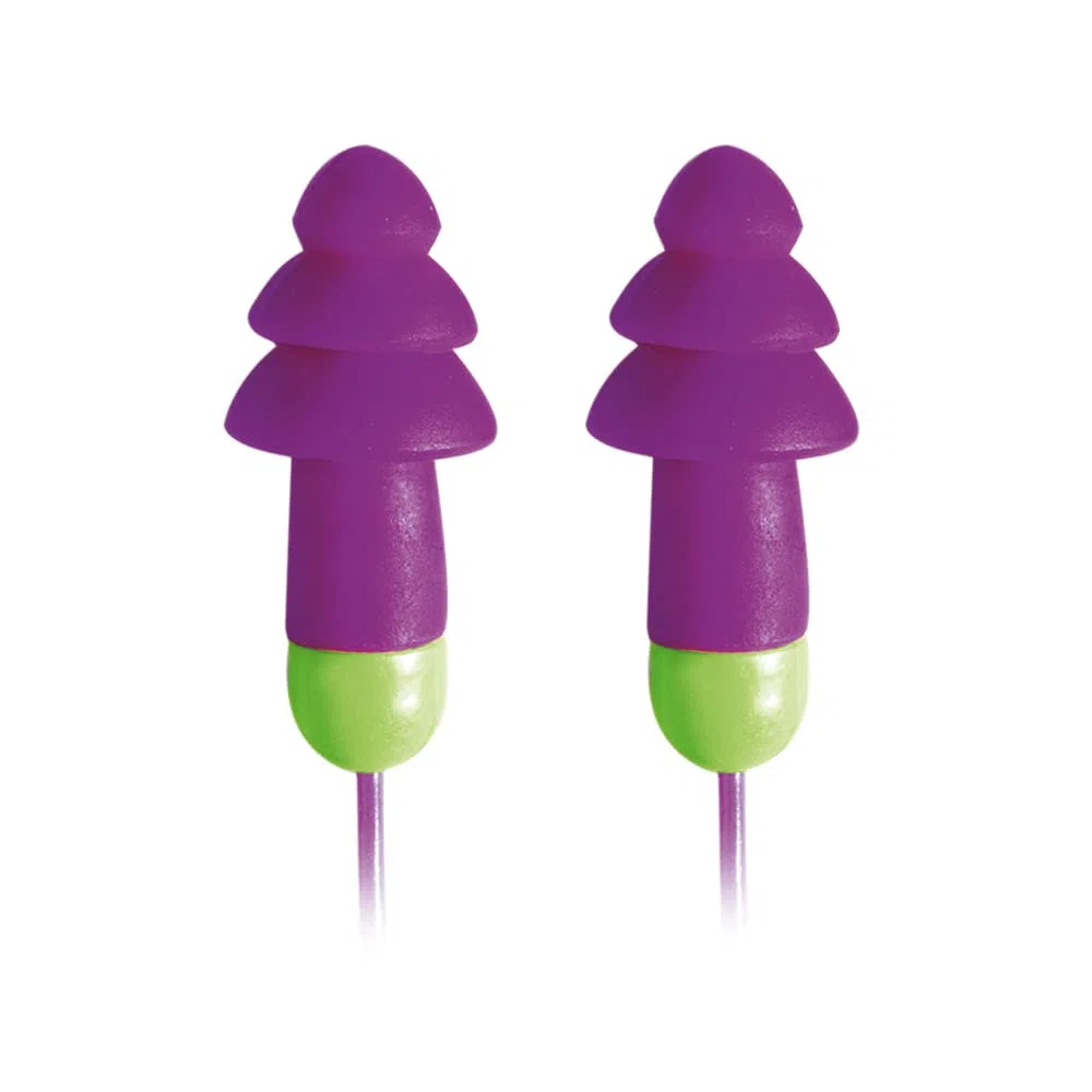 Moldex Wiederverwendbare Gehörschutzstöpsel Rockets Cord, ein Paar im PocketPak SNR 30 dB 50 Stk