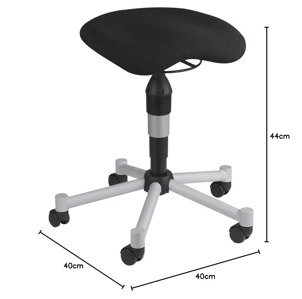 TOPSTAR Wellnessstuhl/Hocker Balance 20 Stoff schwarz