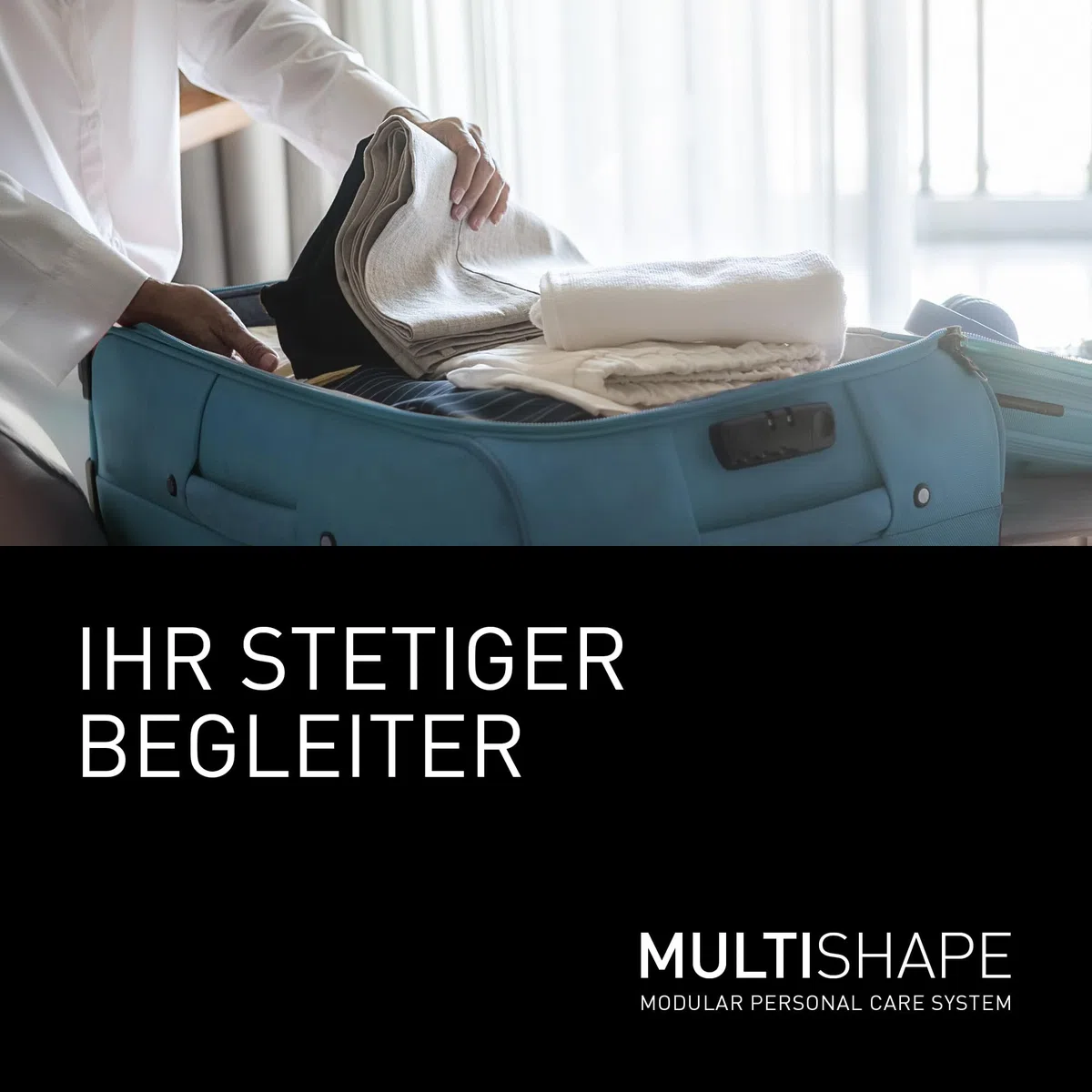 Panasonic MULTISHAPE modulares Körperpflege-System ER-CKL1, Starter-Kit, Bart- und Haartrimmer für Männer mit wiederaufladbarem Li-Ionen-Akku
