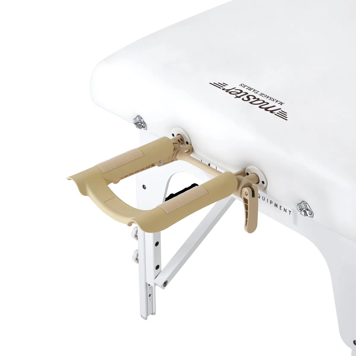 Master Massage 79cm Montclair Mobil Massageliege Klappbar Massagebett Massagebank Kosmetikliege Portable Beauty Bed Holzfüße Paket Schneeweiß