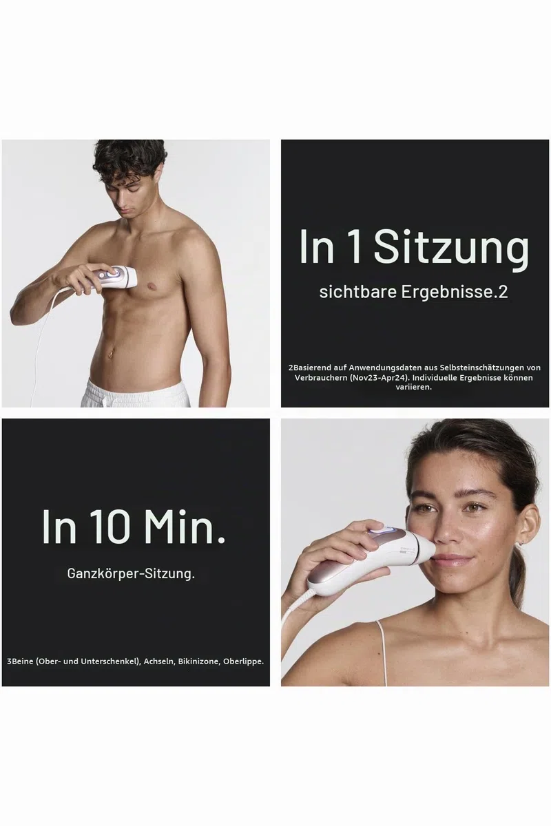 Braun Skin I·Expert Intelligentes Pulsed Light Epilierer, Laser-Haarentfernung für Frauen zu Hause, permanente Haarreduktion, kostenlose App, Kulturbeutel, Mini-Epilierer, Gillette Rasierer