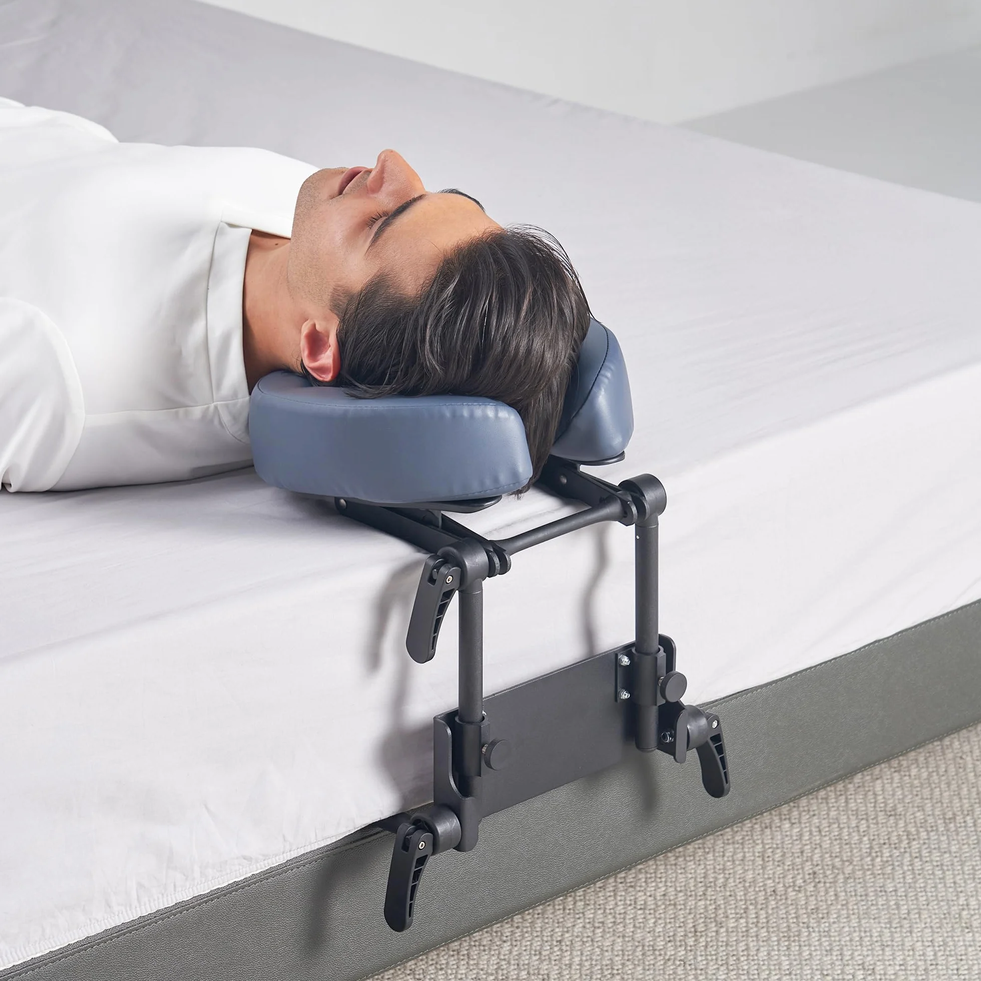 Master Massage Kopfstütze mit Rahmenfürs Bett Aufsatz für Kopfunterstützung Verstellbar für die Heimmassage