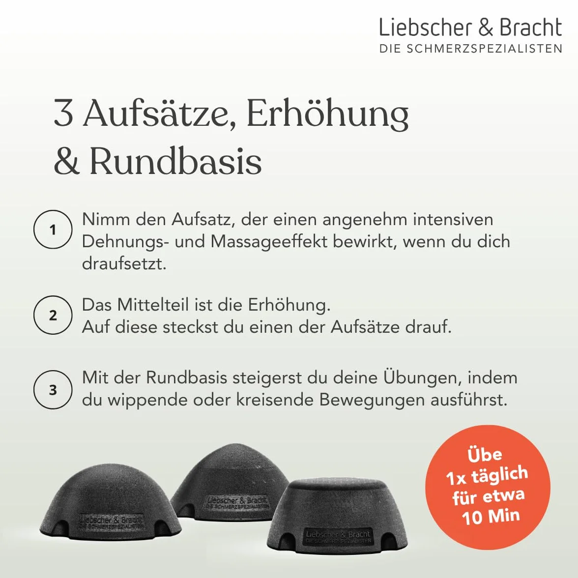 Liebscher & Bracht Original ISG-Ischias-Retter 5-teilig – Hilfsmittel zur Linderung von Hüft-, Gesäß- & Ischiasschmerzen