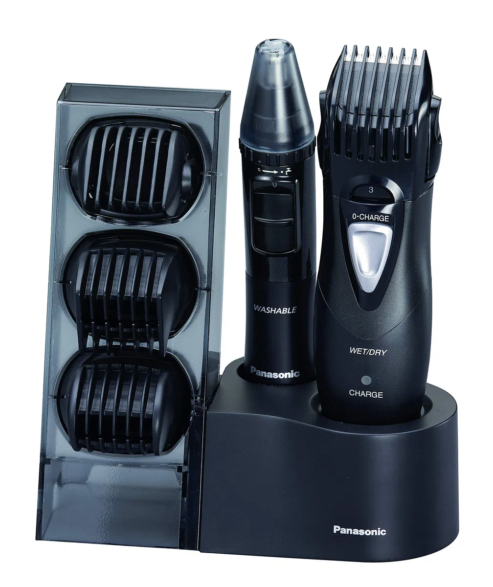 Panasonic ER-GY10CM504 Multitrimmer Set für Körper und Gesicht, schwarz