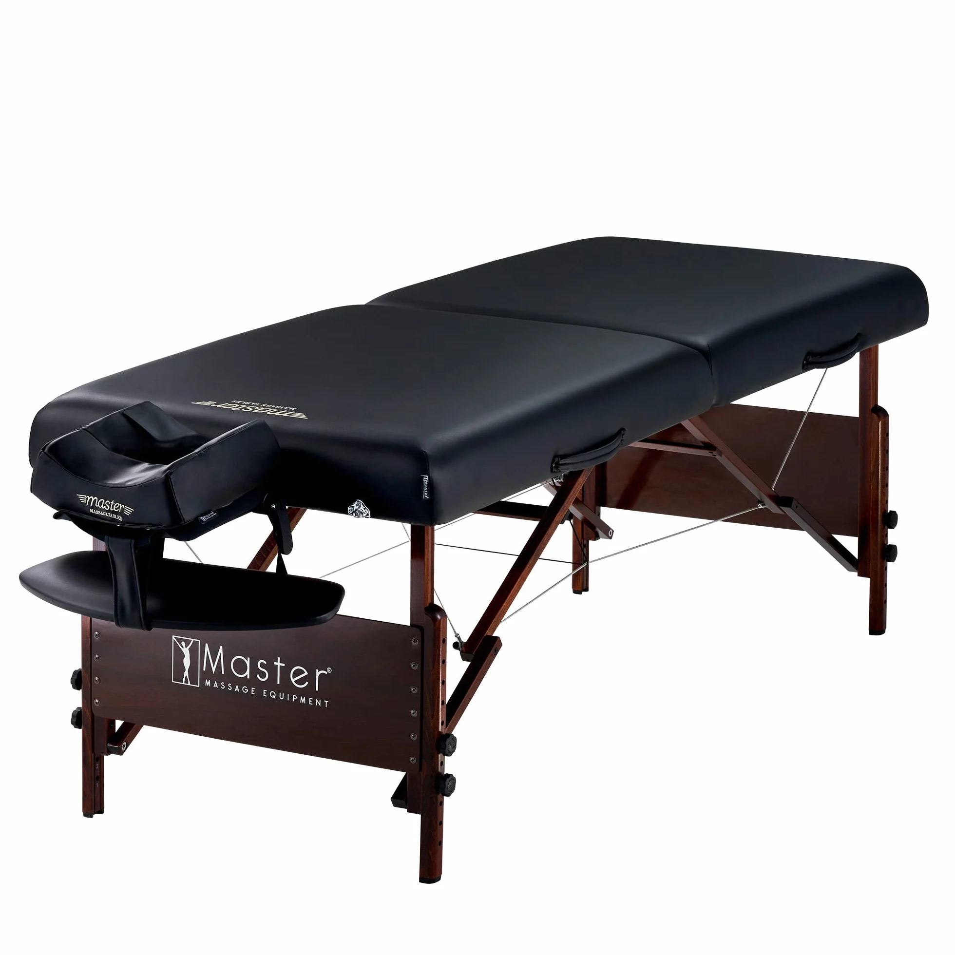 Master Massage Del Ray Mobil Massageliege Kosmetikliege Therapiebett Massagebank Klappbar Holz 76cm Schwarz