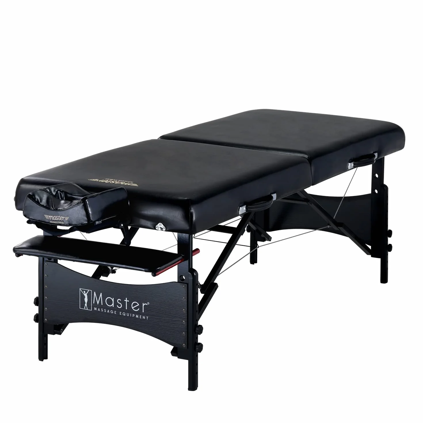 Master Massage 76cm Galaxy Mobil Massageliege Klappbar Massagebett Massagebank Kosmetikliege Beauty Bed, Schwarz