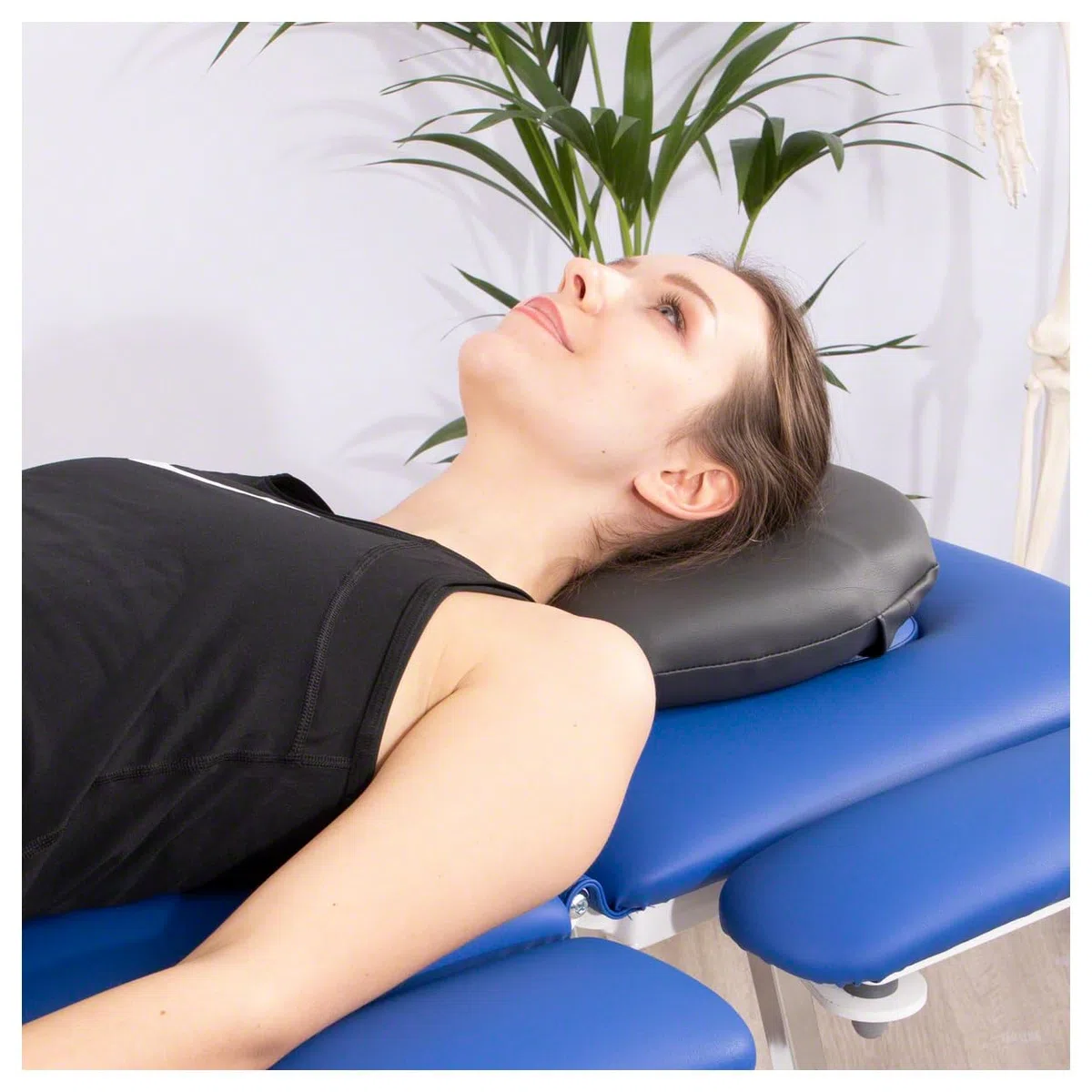 Sport-Tec Nasenhörnchen Gesichtskissen Massagekissen aus Kunstleder für die Therapieliege