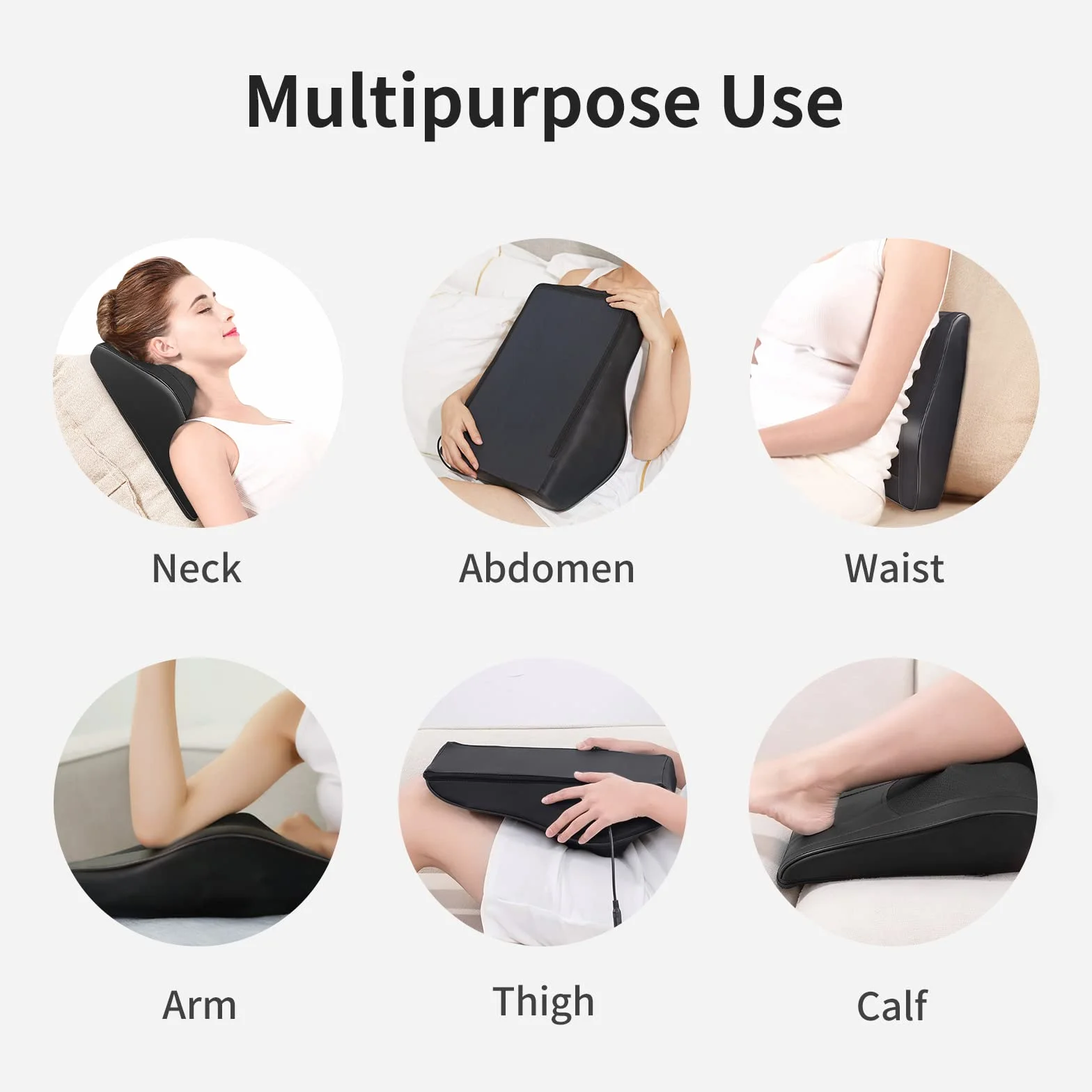 Massagegerät, Nackenmassagegerät mit Wärme, 3D Deep Shiatsu Massage, Rückenmassagegerät für Nacken, Schulter, Rücken, Taille und Bein Schmerzen, Geschenke für Männer, Frauen, Mama, Papa