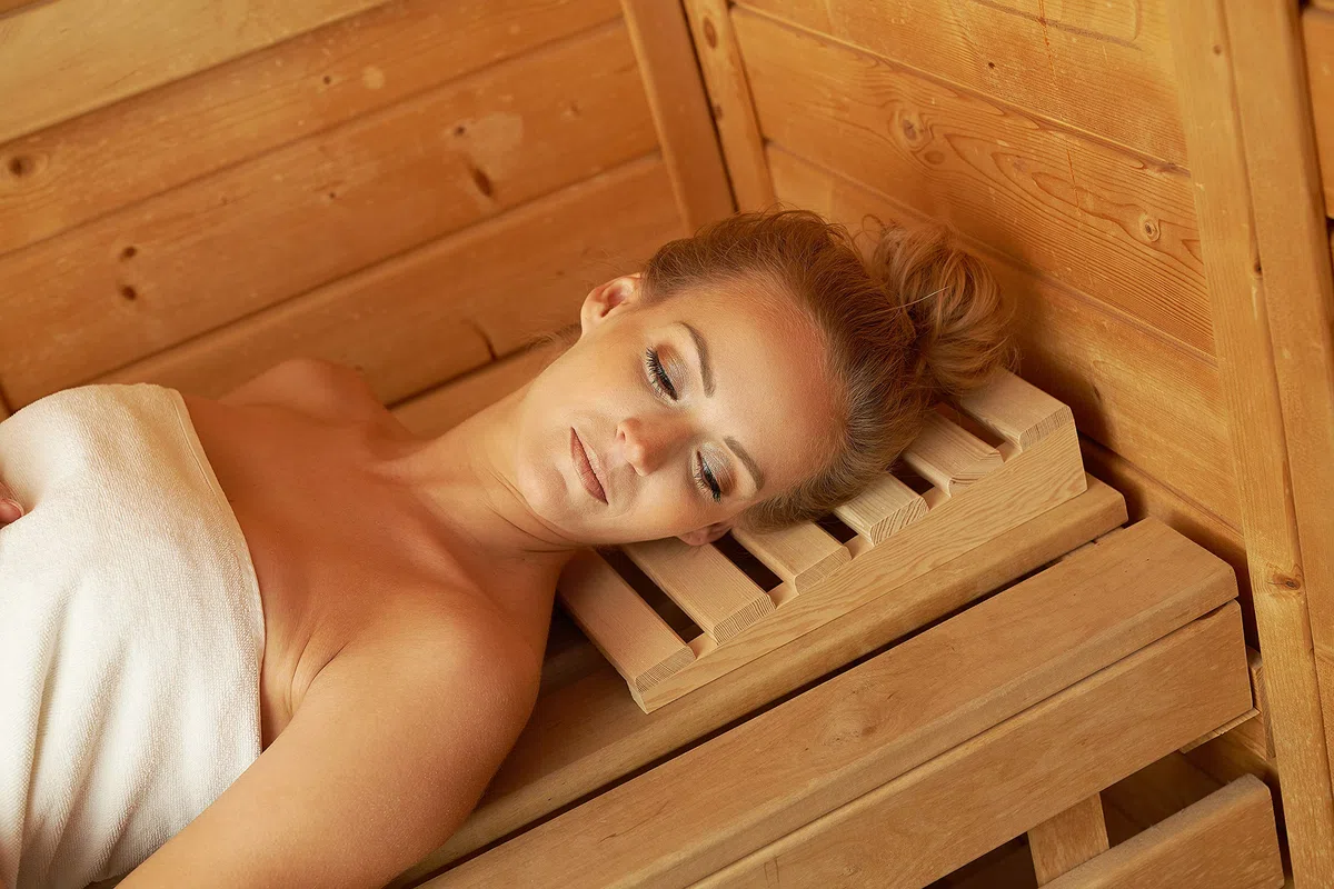 SULENO Sauna Kopfstütze ANNA Saunakissen Nackenstütze Saunazubehör