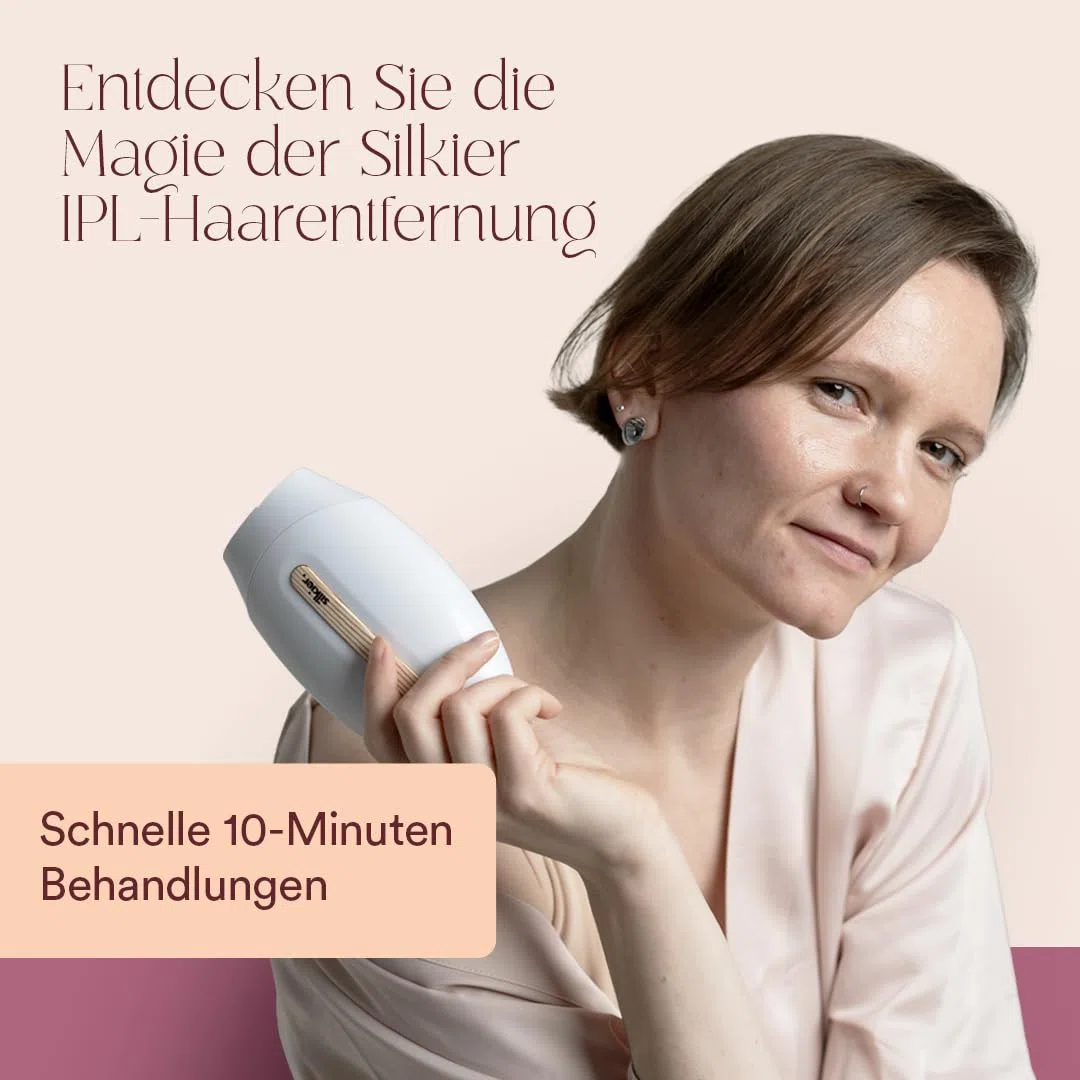 IPL Laser Haarentfernungsgerät für Dauerhafte Haarentfernung mit 5 Energiestufen, Schnelle Anwendung, Schmerzfrei – Geeignet für Achseln, Körper, Gesicht und Beine