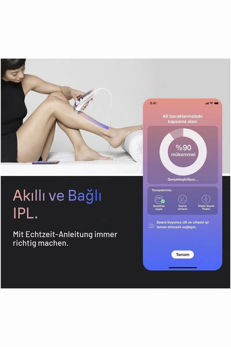 Braun Skin I·Expert Intelligentes Pulsed Light Epilierer, Laser-Haarentfernung für Frauen zu Hause, permanente Haarreduktion, kostenlose App, Kulturbeutel, Mini-Epilierer, Gillette Rasierer