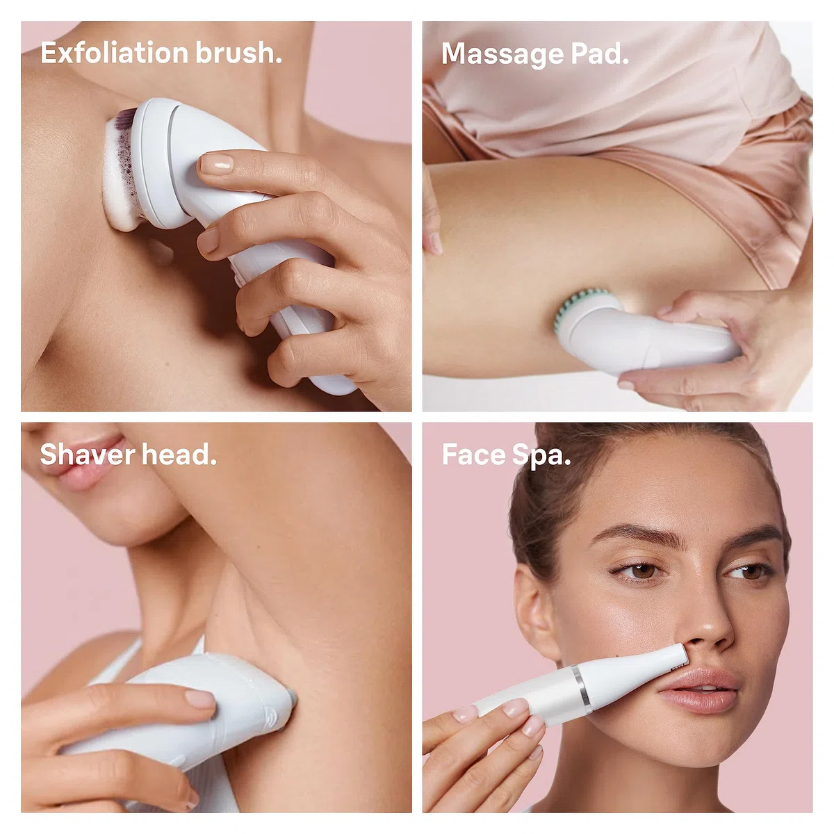 Braun Silk-epil Beauty Set 9 9-985 Luxus-Epilierer für Damen, kabellos, Wet&Dry: Kit zur Haarentfernung, Rasur, Peeling und Reinigung des Körpers/Gesichts