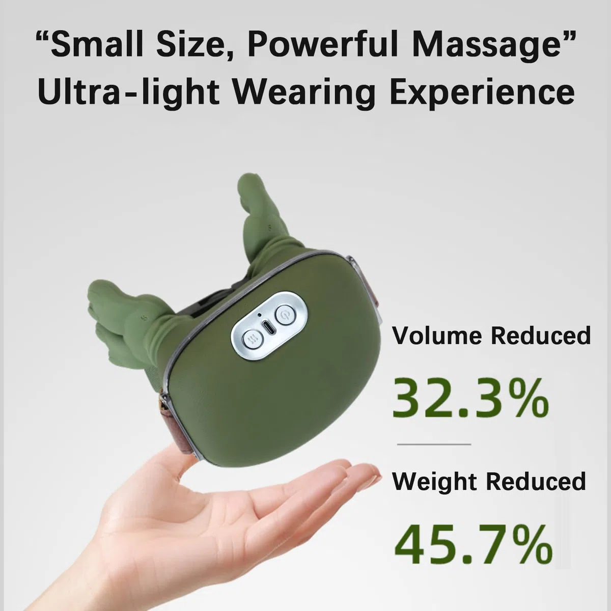 Nacken- und Schultermassagegerät, handgeformtes Tiefengewebe, 4D-Kneten mit Wärmetherapie, tragbares elektrisches Massagegerät zur Schmerzlinderung