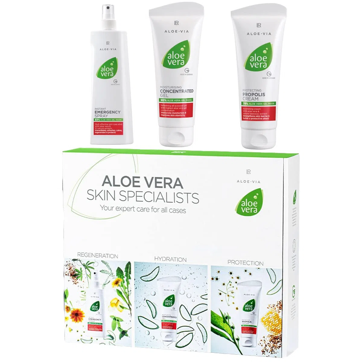 LR Aloe Vera Special Care Box (Konzentrat, Propolis, Emergency Spray)