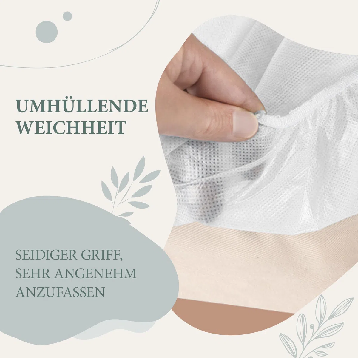 100 Stück Einweg Bettlaken Verstellbar 95x220cm, Kosmetikliege Bezug, Massageliege Auflage, Einweg Vliesstoff für SPA, Tattoo, Massagesalon, Kosmetikstudio Zubehör, Liegen Unterlage