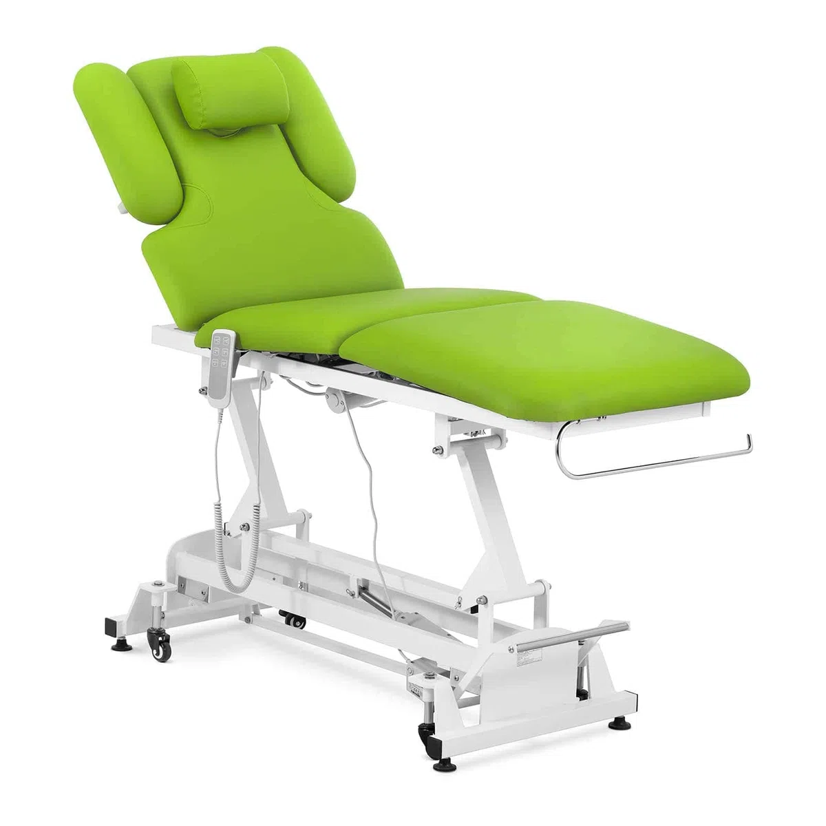 Physa Nantes Light Green_PH Massageliege 3 Motoren 200 kg Hellgrün Massagebank Therapieliege Behandlungsliege
