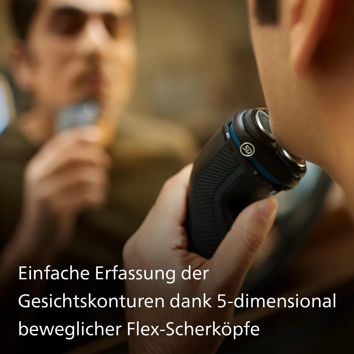 PHILIPS Shaver Series 3000 – Elektrischer Rasierer für Herren: Nass- & Trockenrasur, mit SkinProtect-Technologie, in Anthrazit, mit ausklappbarem Bartschneider, kabellos (S3145/00)