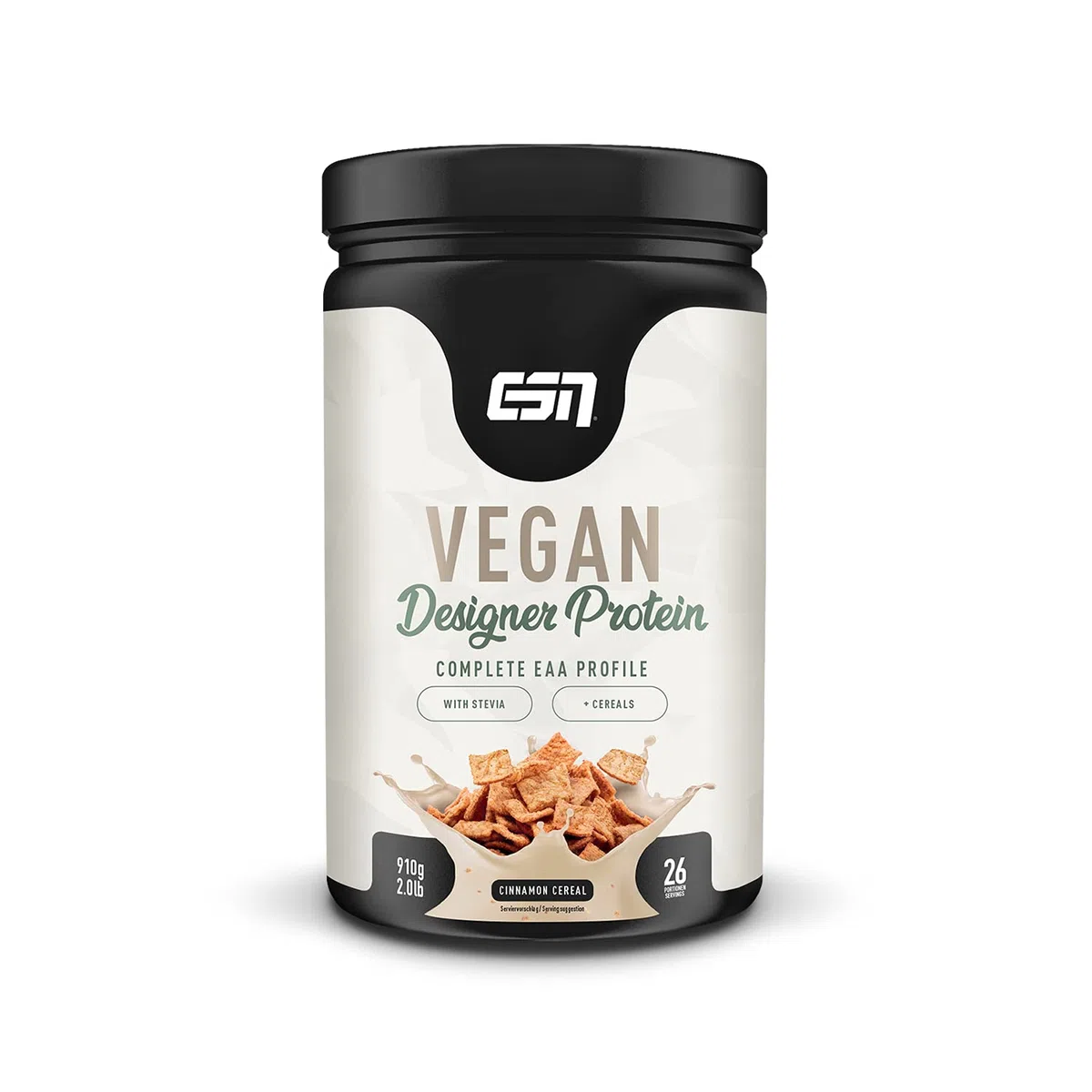 ESN Vegan Designer Protein, Cinnamon Cereal, 910g