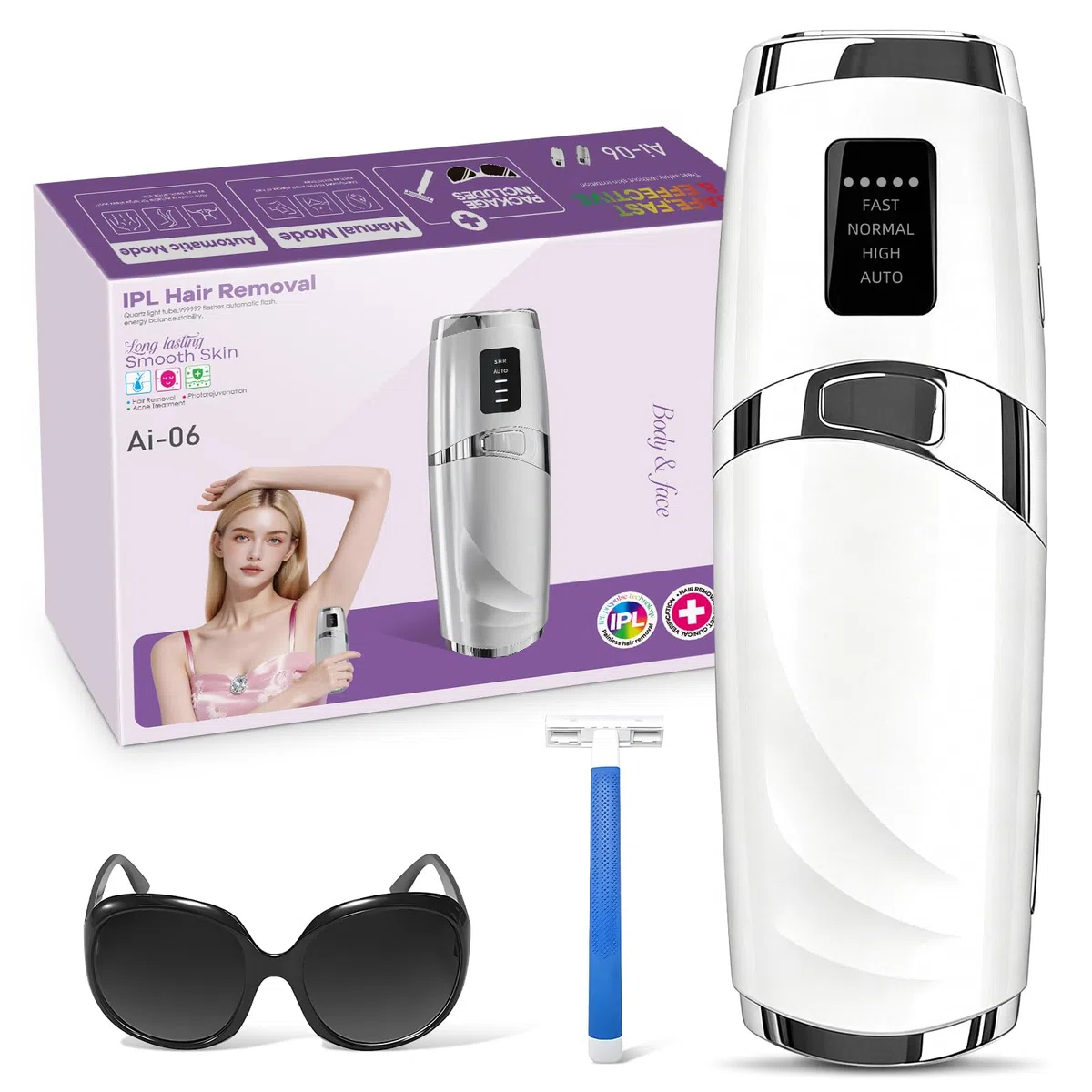 IPL Epilierer damen, Laser haarentfernung mit Kühlfunktion, MAX 21J, 999,999 Lichtimpulse, Schmerzfreie IPL Haarentfernungsgerät für Frauen, Männer, Achseln, Bikini, Beine, Körper