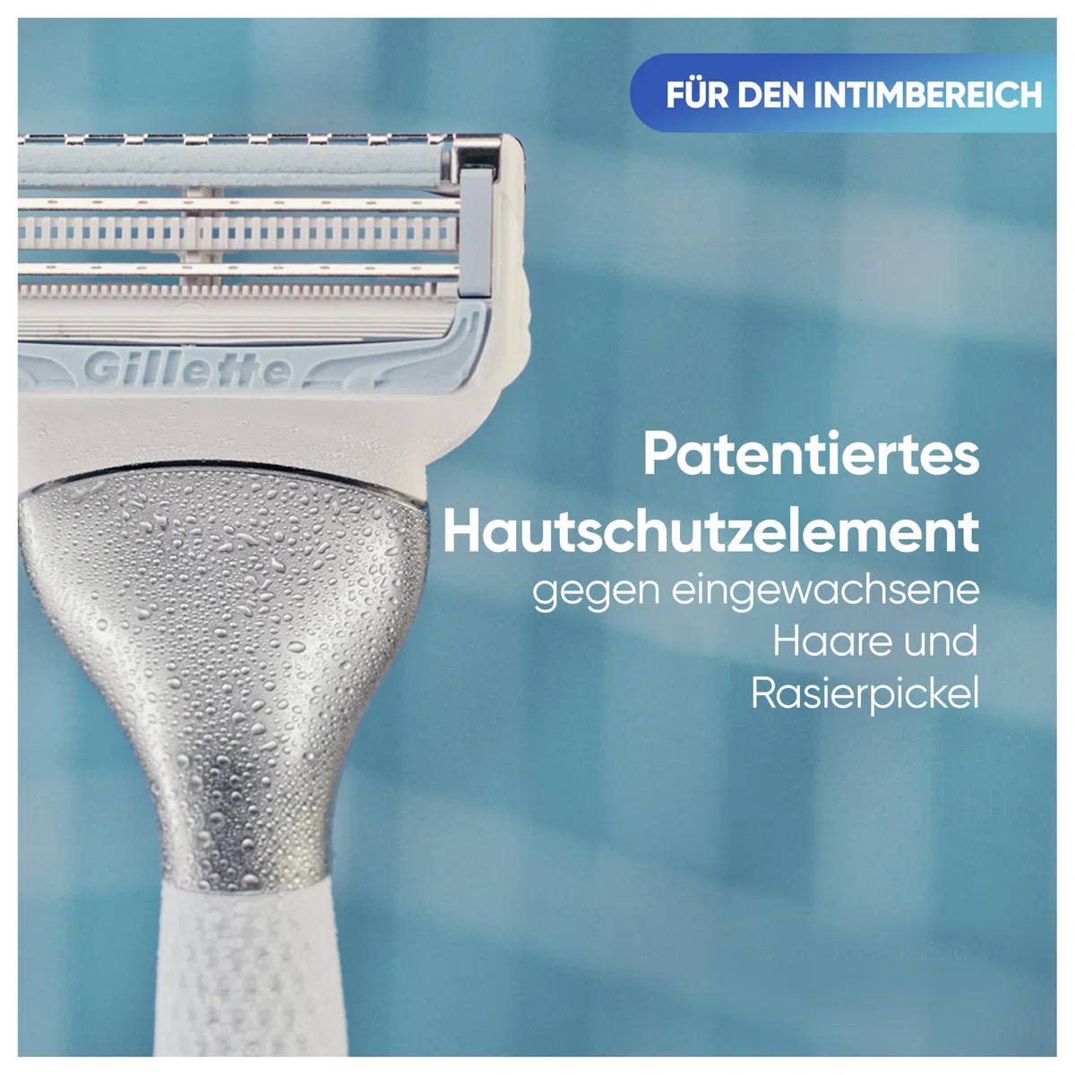 Gillette Venus Damen Rasierklingen — 12 ORIGINAL Ersatzklingen für Damen Nassrasierer, Damenrasierer für den Intimbereich — Kompatibel mit Venus Intimrasierer