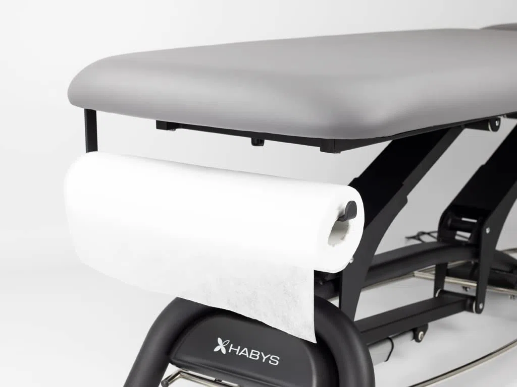 HABYS Massageliege Elektrisch Agila 2 (196 x 68cm | 2-Segmente) | Massageliegen mit Halterung für Rolle - Massagebank für Therapieliege, MDR-Zertifizierung