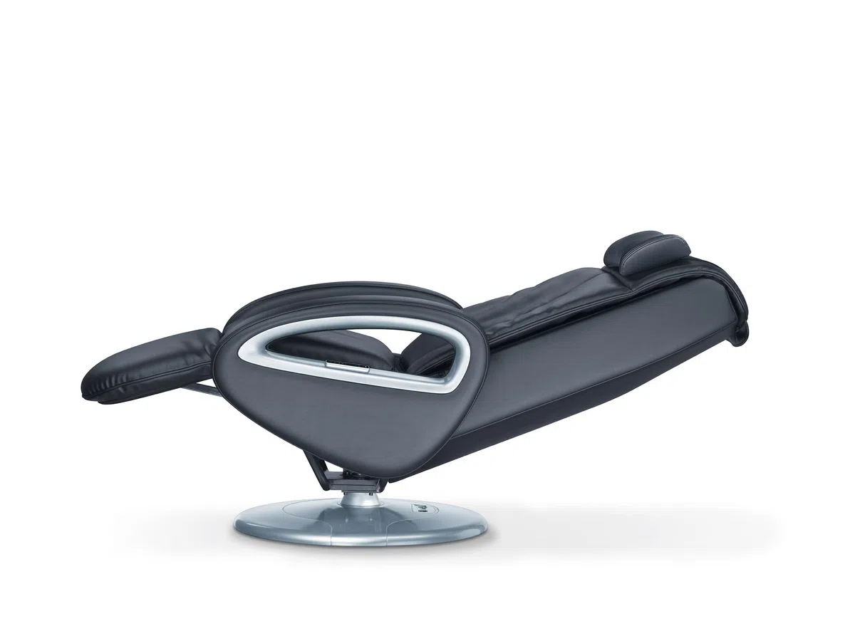 Beurer MC 3800 Shiatsu-Massagesessel, Massagestuhl für eine wohltuende Entspannungs-Massage von Rücken und Beinen, mit Vibrationsmassage, schwarz