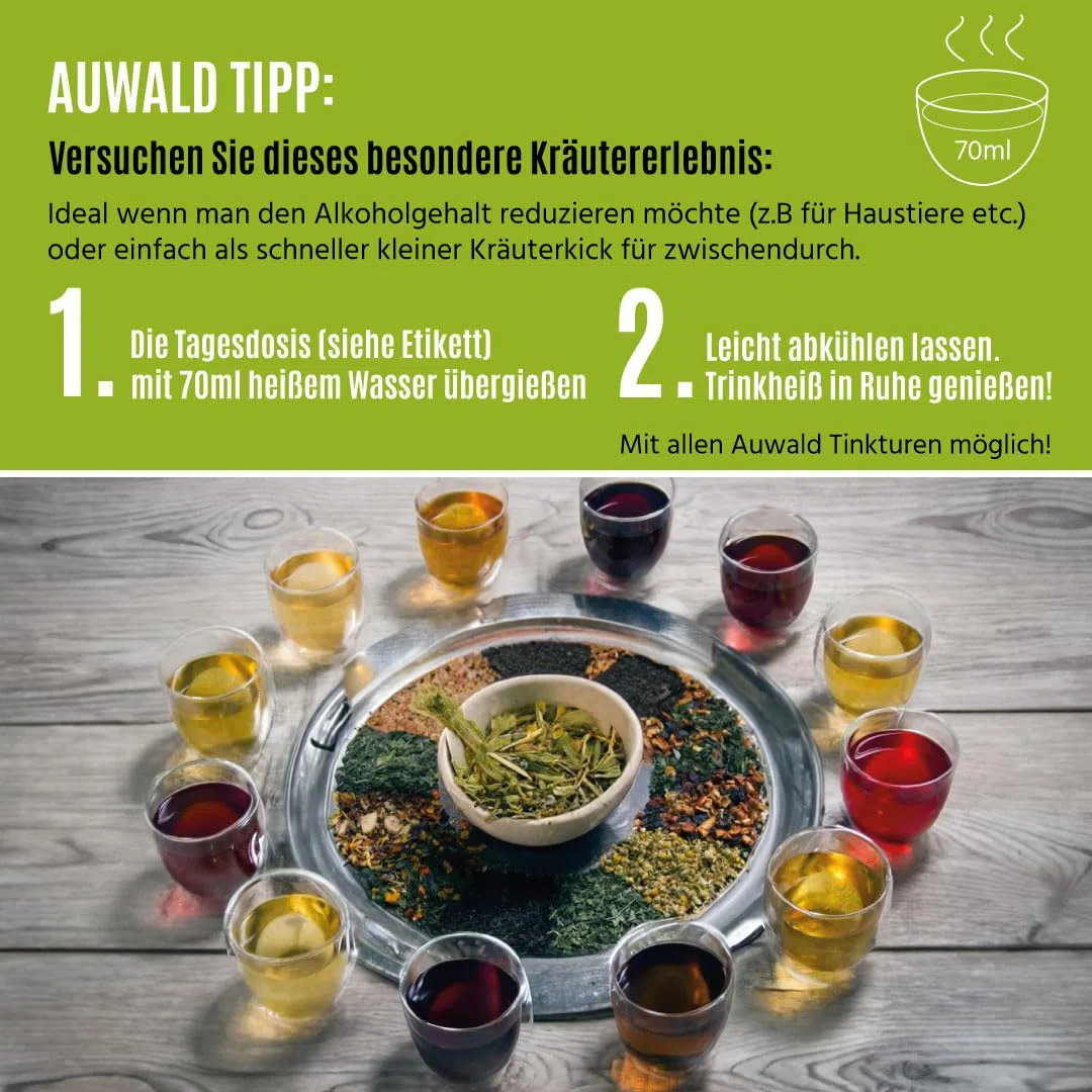 NEU! Auwald Blutwurz Tropfen BIO – Hochwertiger Auszug, Extrakt, Essenz & Tinktur – 100% BIO Landwirtschaft, Frei von künstlichen Zusätzen und Farbstoffen, Hergestellt in Österreich – 100ml