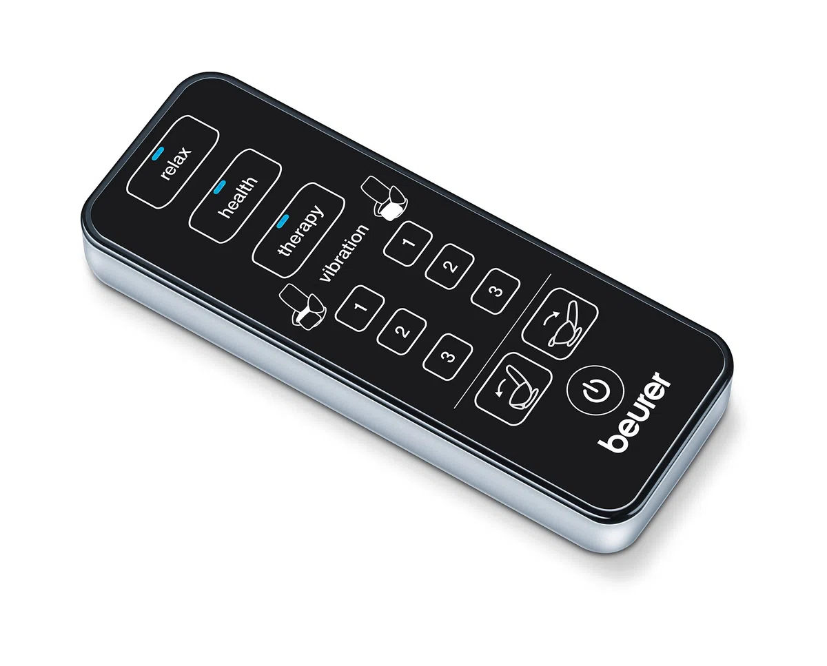 Beurer MC 3800 Shiatsu-Massagesessel, Massagestuhl für eine wohltuende Entspannungs-Massage von Rücken und Beinen, mit Vibrationsmassage, schwarz