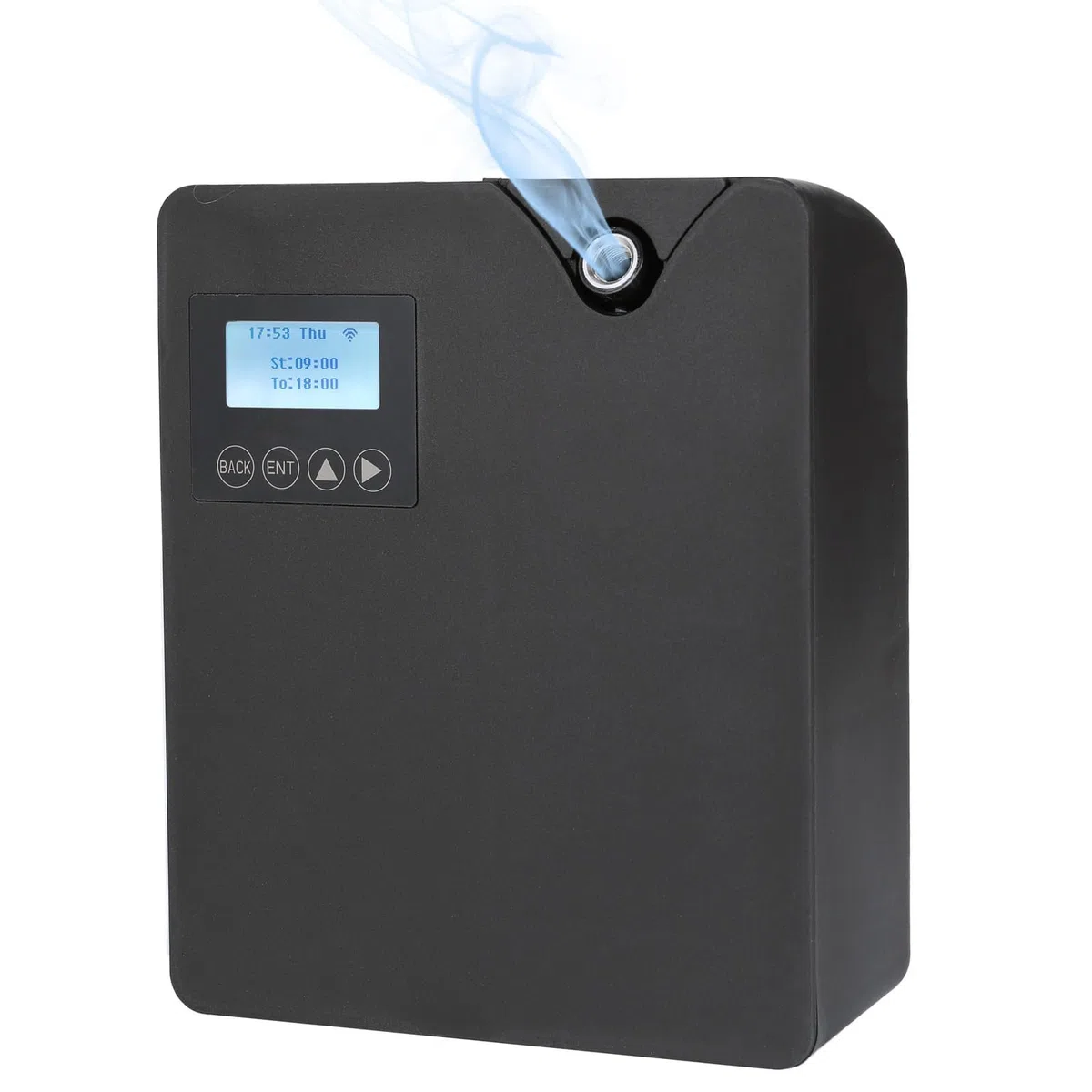 300ml Aroma Diffuser für Duftöle, Luftbefeuchter Mit Bluetooth und WLAN, Bedeckung 2000㎡, Premium Kaltvernebelung Aroma Diffuser Für Schlafzimmer, Büro, Spa (Schwarz)