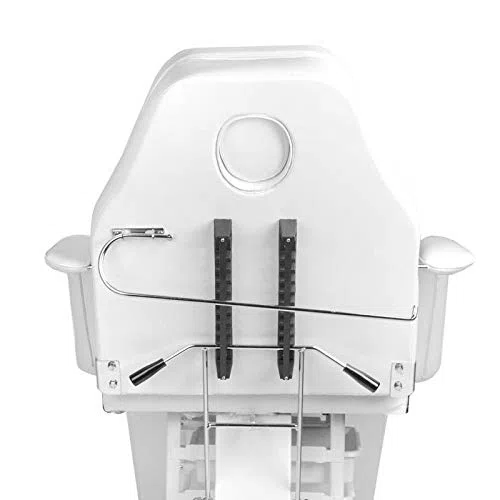 Activeshop Basic 202 Kosmetikliege Massageliege Massagetisch Massagestuhl Weiss bis 150 kg belastbar Premium-PU-Leder mit Aufbewahrungsladen 180 x 60 x 75 cm (L x W x H)