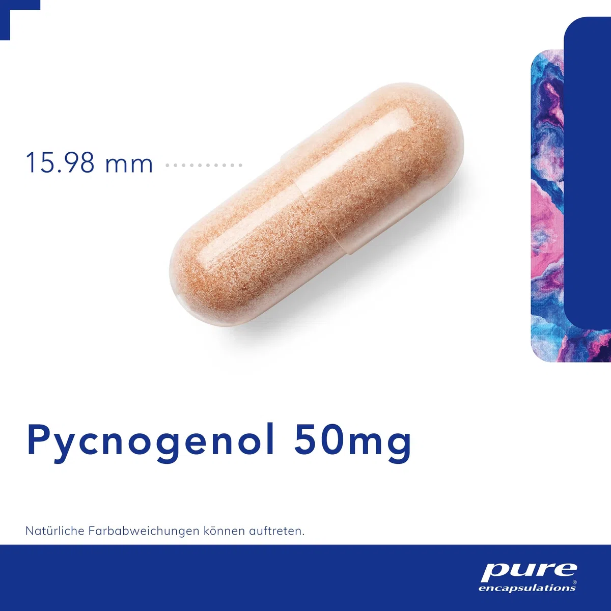 Pure Encapsulations - Pycnogenol 50mg - Hochkonzentrierter Pinienrinden-Extrakt mit OPC - 60 Kapseln