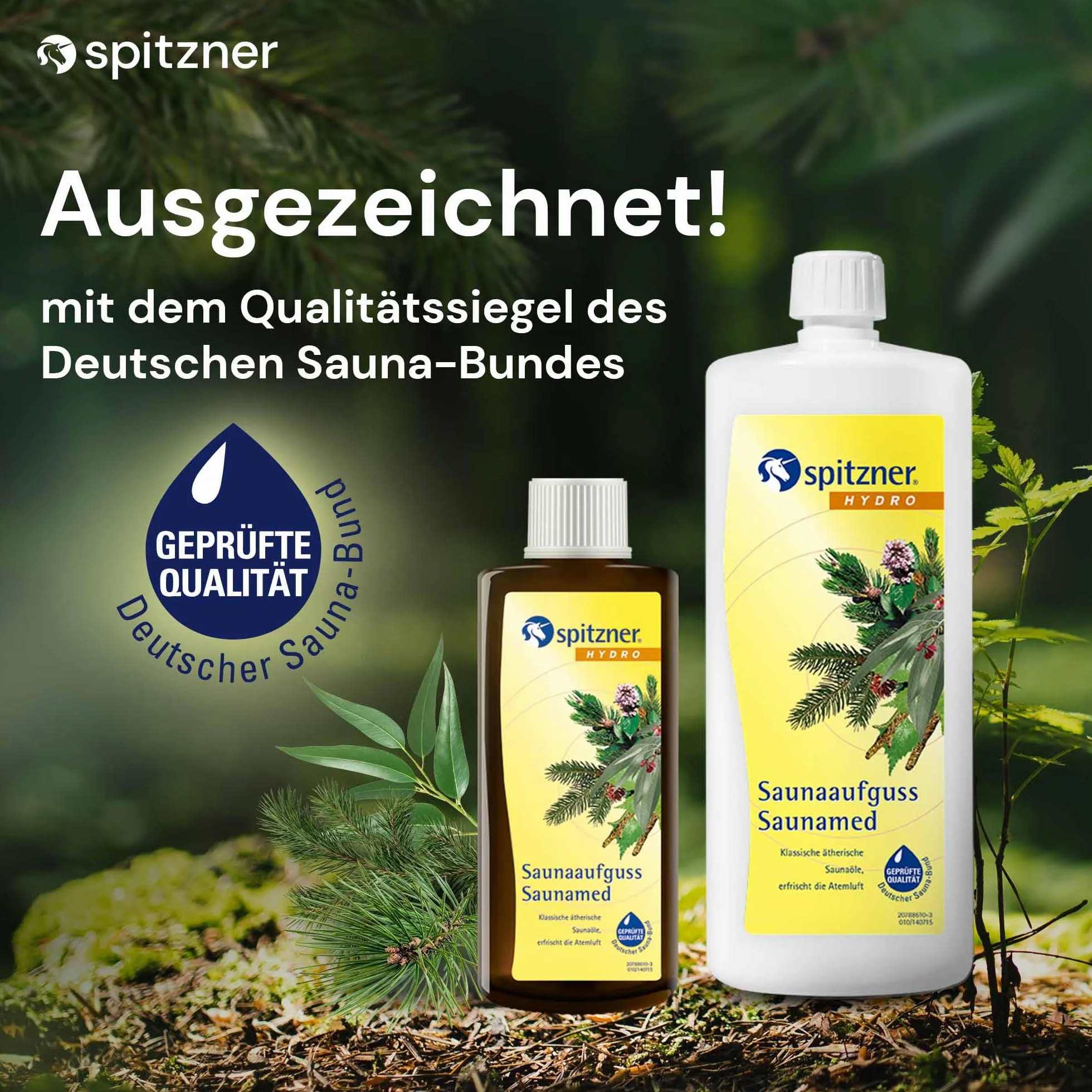 Saunaaufguss “Saunamed“ (1000 ml) von Spitzner