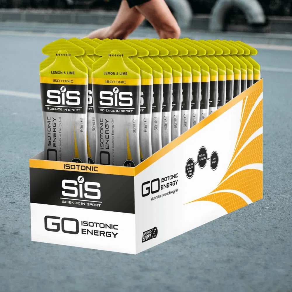 SIS GO Isotonic Energy Gel (30x60ml) Lemon & Lime - Vegan - Gel