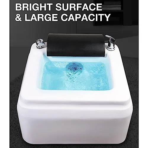 Fußbadewanne mit automatischer Abfluss- und Temperaturregelung für Zuhause, Spa, Pediküre und Detox