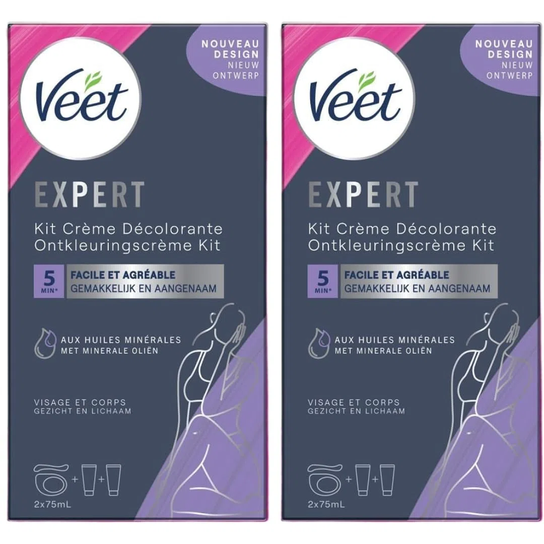 VEET Gesichts- und Körperpflege, 2 Flaschen à 75 ml, 2 Stück