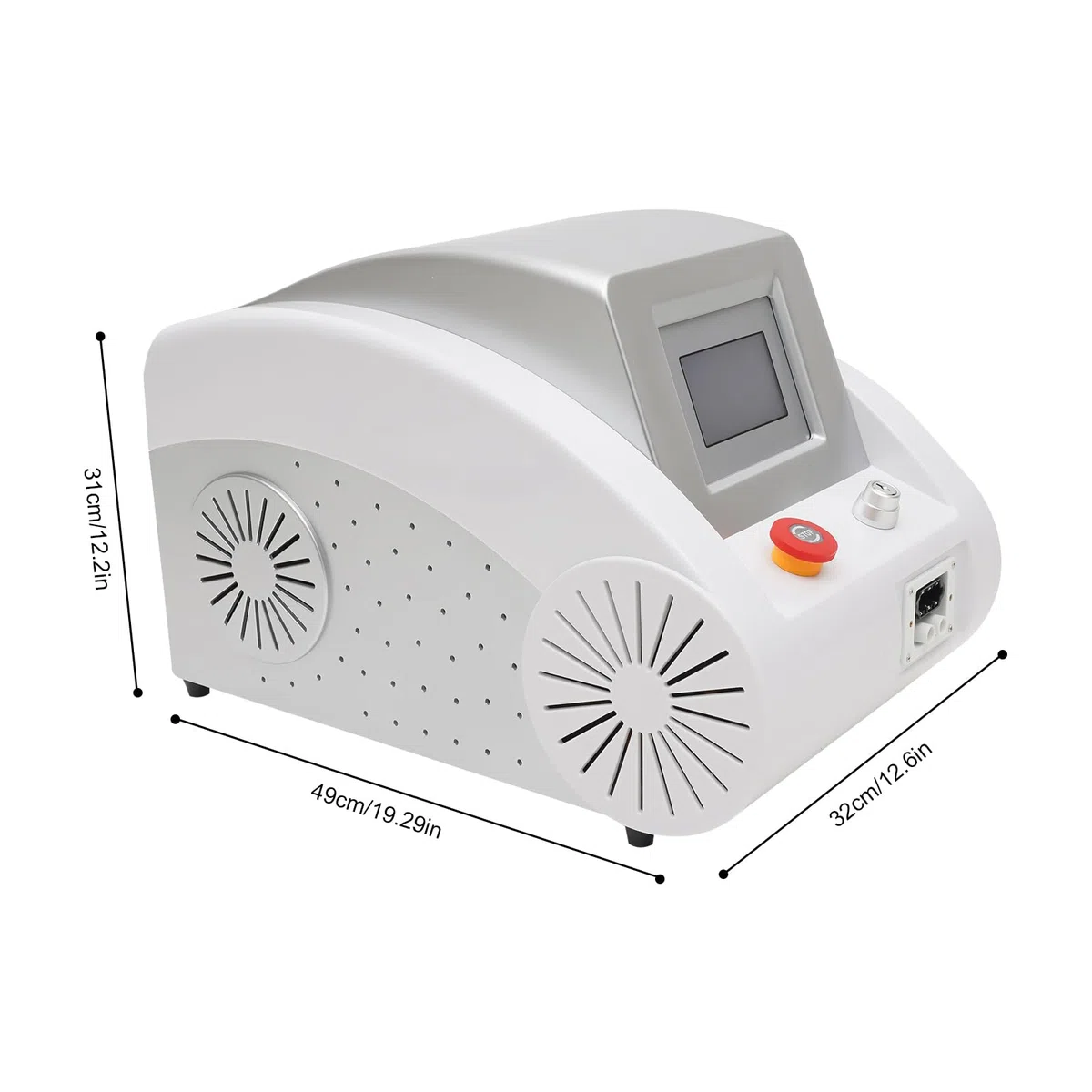 Professionelle ND YAG Laser Tattoo Entfernungsmaschine 3 Pulsenergien(Einzelpuls/Doppelpuls/Mehrfachpuls) 532nm 1064nm Schönheitssalon-Maschine für Hautflecken Sommersprossen