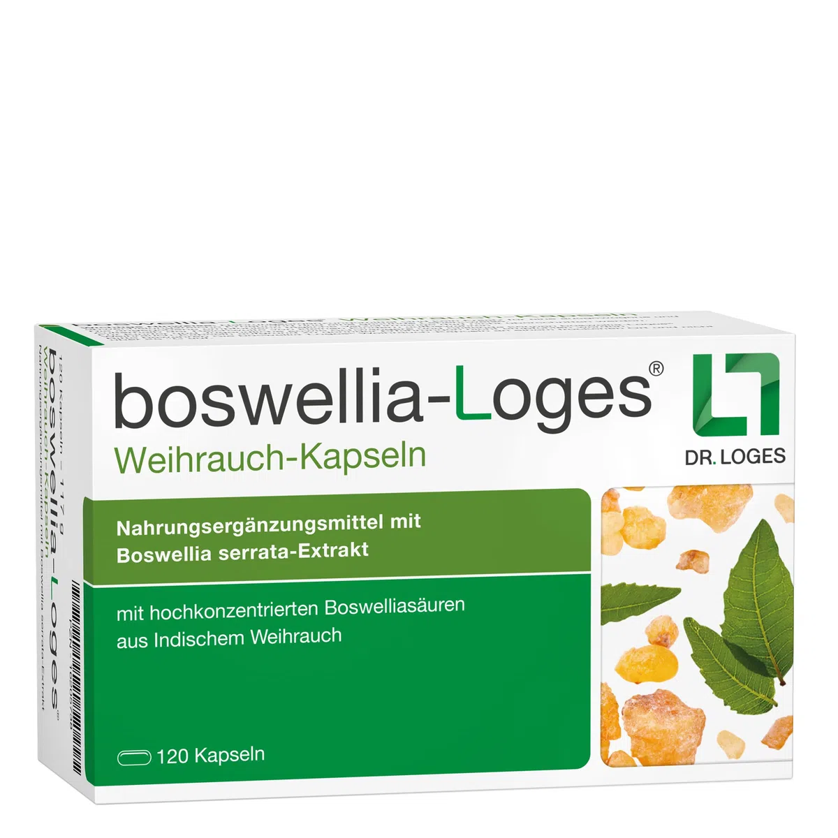 boswellia-Loges® Weihrauchkapseln - 120 Kapseln - Hochkonzentriert und maximal bioverfügbar