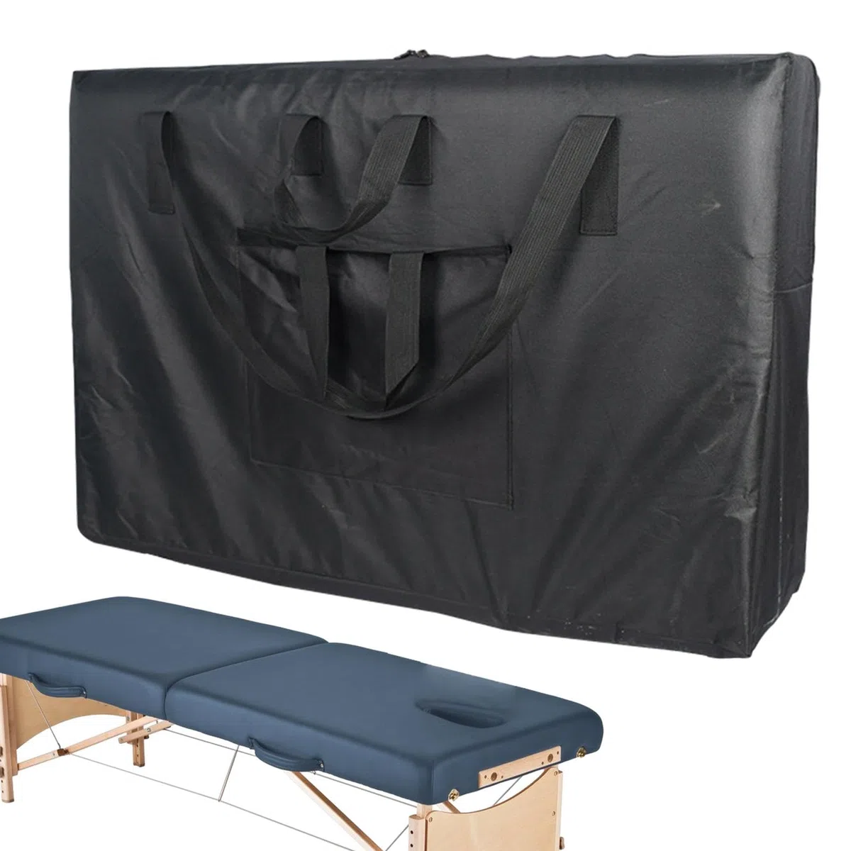 Tragetasche für Massagetisch, Transporttasche für Massagetisch aus 600D-Oxford-Gewebe, langlebige Massage-Tasche | Schutzhülle für Massagetisch mit Rollen für Massagetisch
