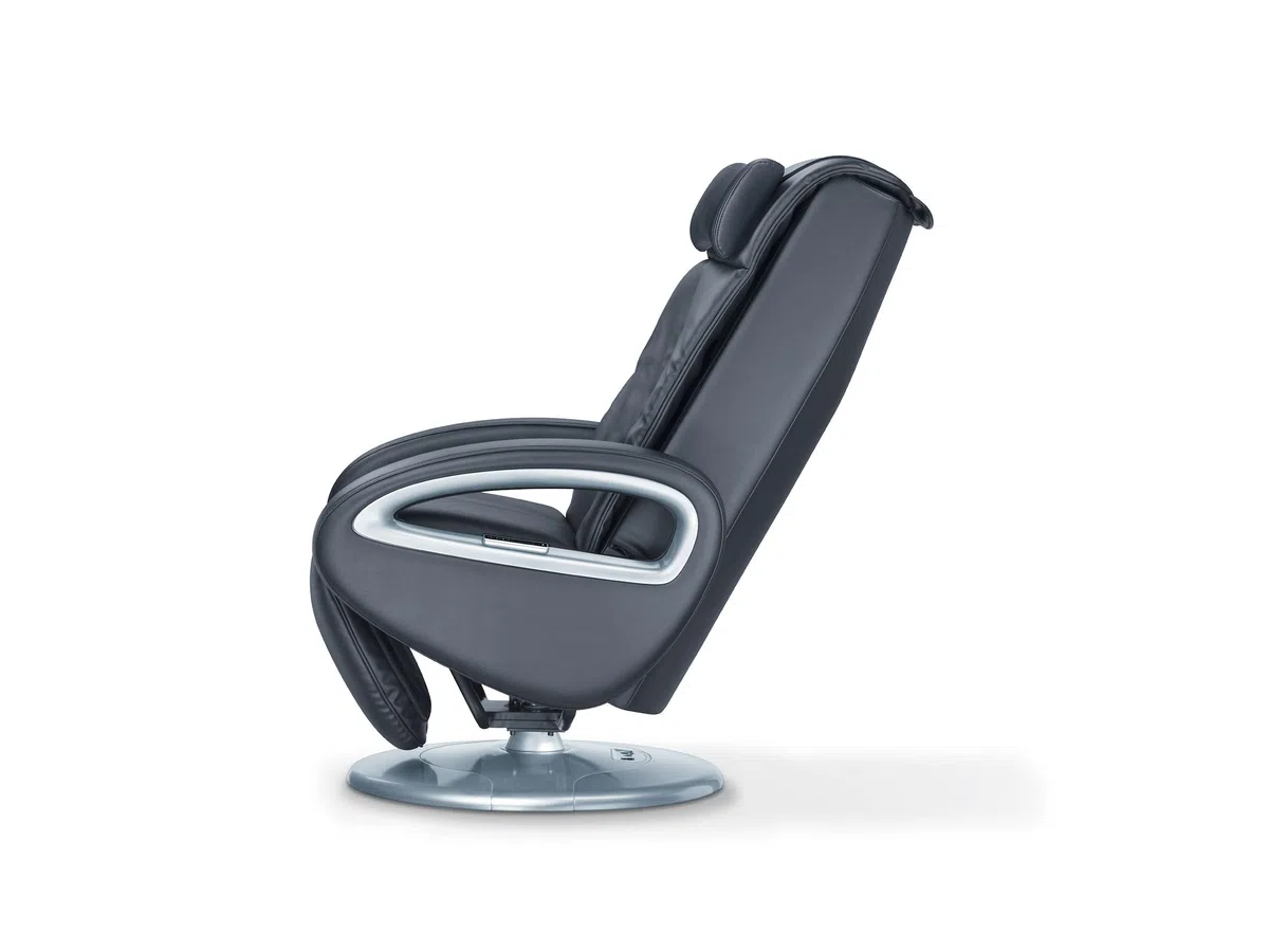 Beurer MC 3800 Shiatsu-Massagesessel, Massagestuhl für eine wohltuende Entspannungs-Massage von Rücken und Beinen, mit Vibrationsmassage, schwarz