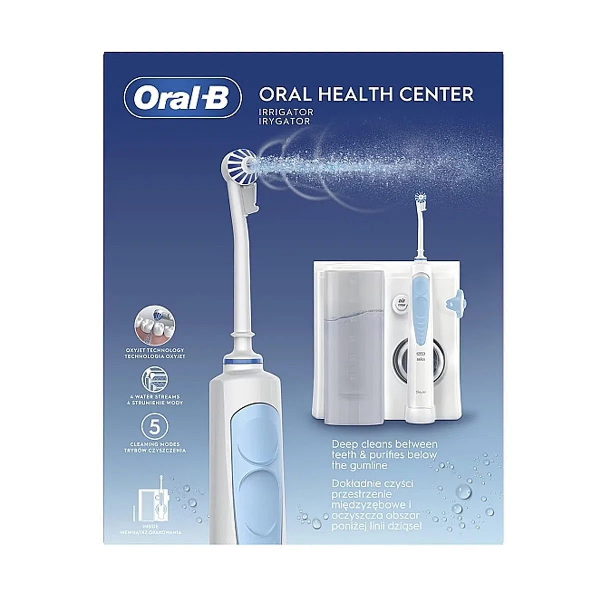 Oral-B Oxyjet Bewässerung, Weiß