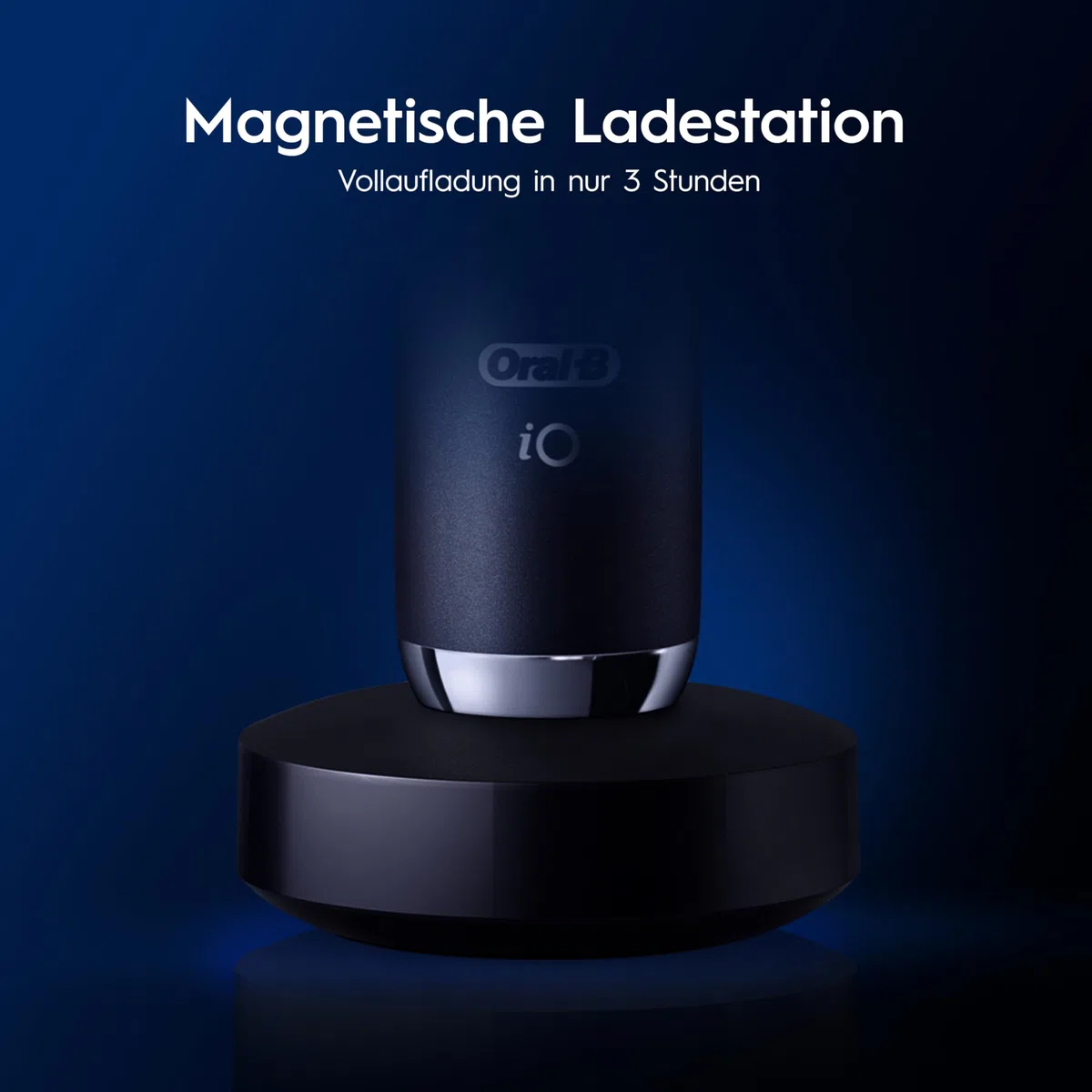 Oral-B iO Series 9 Elektrische Zahnbürste, Schwarz | Inkl. 3 Aufsteckbürsten, Lade-Reise-Etui, CHIP Testsieger (11/25), Electric Toothbrush mit 7 Modi Für Zahnpflege